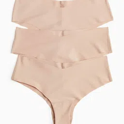 h&m Women Pack of 3 Invisible Hipster Briefs image 1