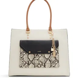 aldo Women Colourblock Tote Bag with Zip Closure image 1