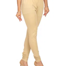 rangriti Women Cotton Leggings with Elasticated Waist image 1