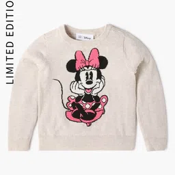 gap kids Girls Minnie Mouse Crew-Neck Sweater image 1