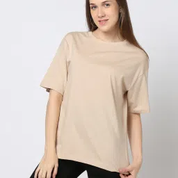 rio basic Women Aster Crew-Neck Oversized Fit T-Shirt image 1