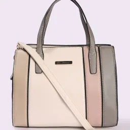 hi-attitude Women Colourblock Handbag with Detachable Strap image 1