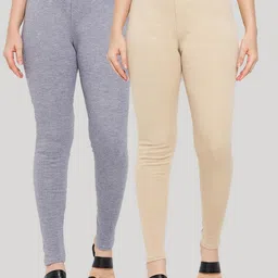 clora creation Pack of 2 Woolen Leggings image 1