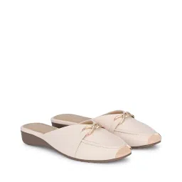 clog london Slip-On Wedges with Metal Accent image 1