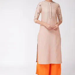 pannkh Embroidered Straight Kurta image 1