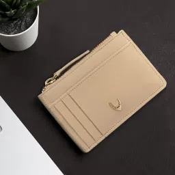 hidesign Leather Card Holder with Zip Closure image 1