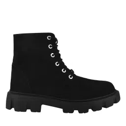 selfiee Women Lace-Up Ankle-Length Boots image 1