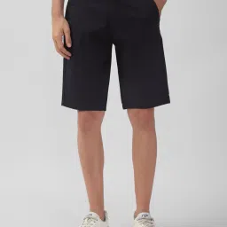 peter england Men Flat-Front Regular Fit Shorts image 1