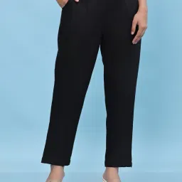 juniper Women Relaxed Fit Flat-Front Pants image 1