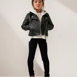 h&m Girls Brushed-Inside Leggings image 1