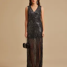 kazo Women Embroidered Bodycon Dress image 1