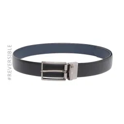 united colors of benetton Men Reversible Slim Belt with Tang-Buckle Closure image 1