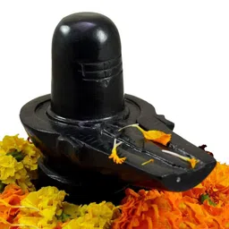navyaksh Shiva Linga Marble Idol Showpiece image 1
