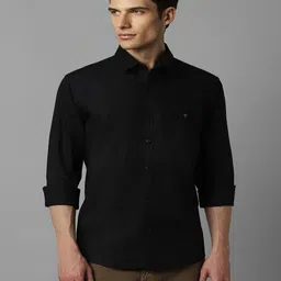 louis philippe Men Slim Fit Shirt with Patch-Pocket image 1