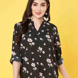 anvi be yourself Women Floral Print Regular Fit Top image 1