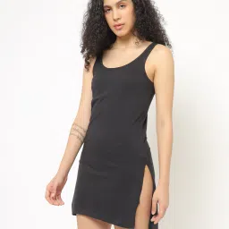 fig Cotton Long Camisole Slip LS01 image 1