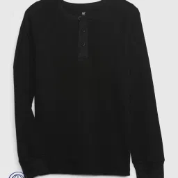 gap kids Henley T-Shirt with Raglan Sleeves image 1