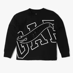 gap kids Boys Graphic Print Relaxed Fit Crew-Neck T-Shirt image 1