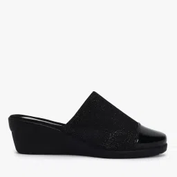 catwalk Shimmery Round-Toe Slip-Ons image 1