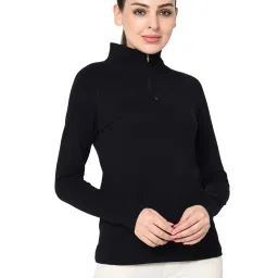 sharktribe Henley Neck T-shirt with Zip Detail image 1