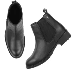 mochi Ankle-Length Heeled Boots image 1