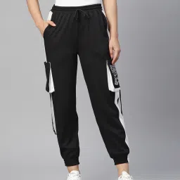 laabha Women Cuffed Joggers with Drawstring image 1