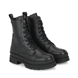 delize Mid-Calf Length Lace-Up Boots image 1