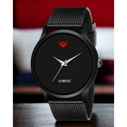 lorenz MK-2041W  Analogue Wrist Watch with Rubber Strap image 1