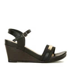 bata Women Wedges with Buckle Strap image 1