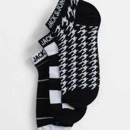 jack & jones Pack Of 3 Printed Ankle-Length Socks image 1