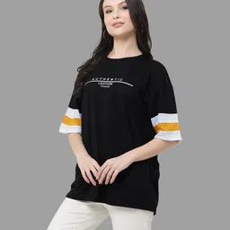 trond Typographic Print Crew-Neck T-Shirt image 1