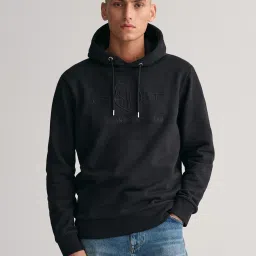 gant Men Embroidered Regular Fit Hooded Sweatshirt image 1