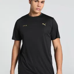 puma Logo Print Regular Fit Crew-Neck T-Shirt image 1