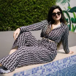 gardenparty Women Printed 2-Piece Co-Ord Set image 1