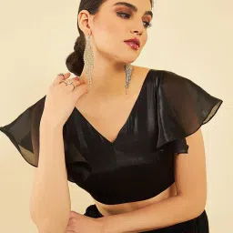 soch Women Embellished V-Neck Blouse image 1