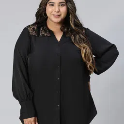 oxolloxo Women Self-Design Regular Fit Shirt image 1