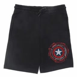 wear your mind Boys Captain America Print Regular Fit Shorts image 1