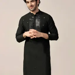 kisah Men Embellished Regular Fit Kurta image 1