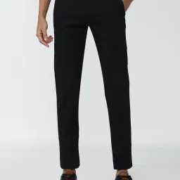 van heusen Slim Fit Flat-Front Trousers image 1