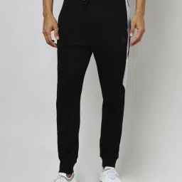 proline Men Slim Fit Joggers with Contrast Side Panels image 1