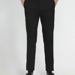 arrow Men Tailored Fit Flat-Front Trousers image 1