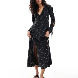 miss selfridge Women Polka-Dot Print A-Line Dress image 1