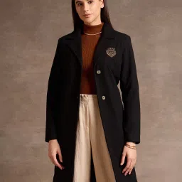 u.s. polo assn. Women Regular Fit Blazer with Insert Pockets image 1