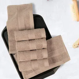 mytrident Set of 6 Cotton Face Towels 12" x 12" image 1