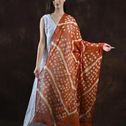 exotic india Women Bandhani  Dupatta image 1