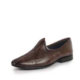fausto Men Round-Toe Slip-On Shoes  image 1