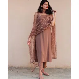 ud brand Women Polka-Dot A-Line Kurta Set image 1