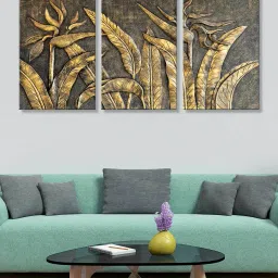 999store Set of 3 Canvas Framed Paintings 54" x 30" image 1