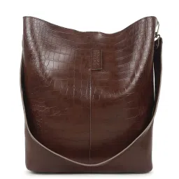 rovok Women Croc-Embossed Shoulder Bag image 1