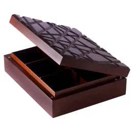perenne design Wood Geo Tea Box image 1
